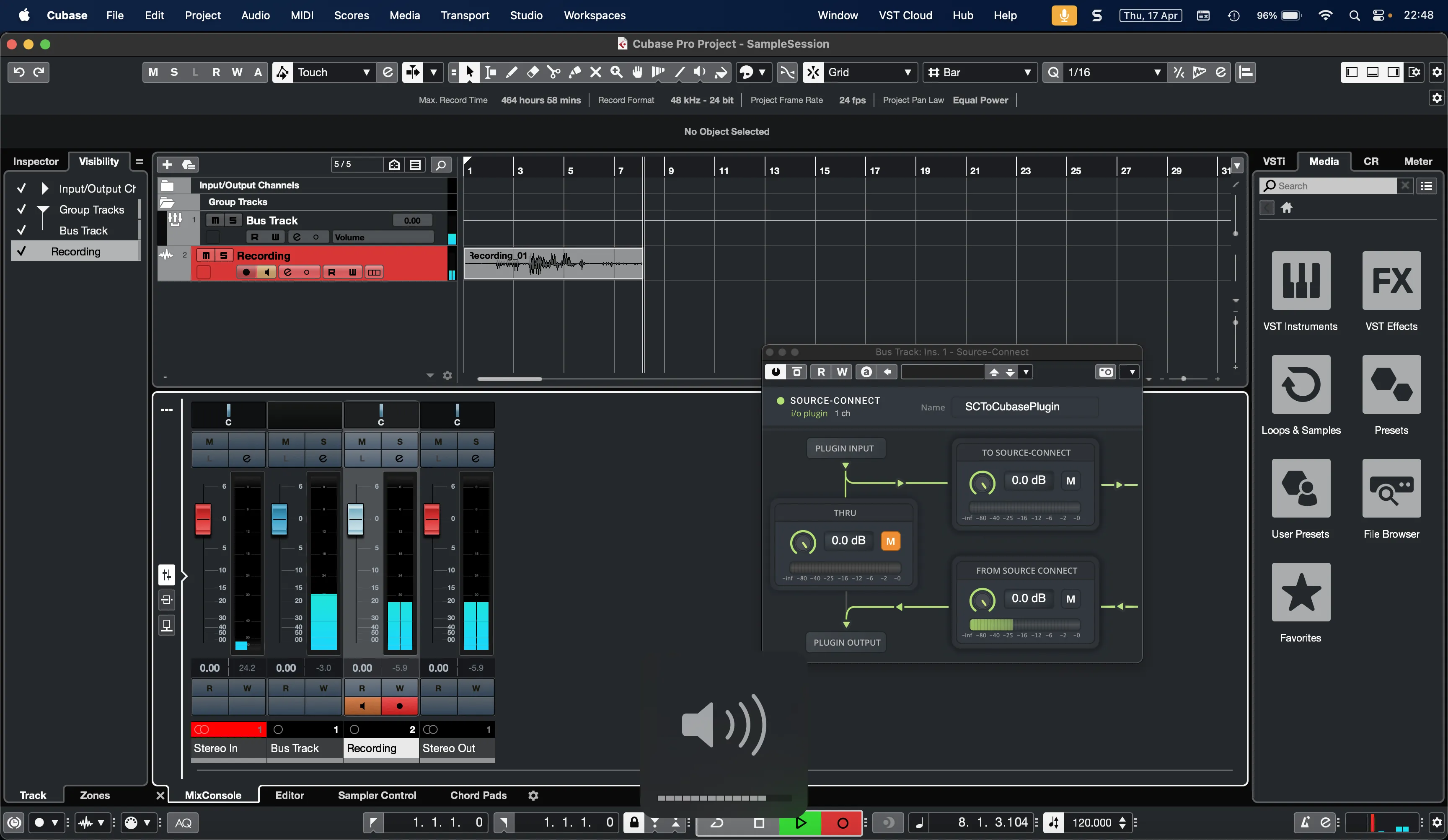 1. Create a folder for the Cubase/Nuendo session