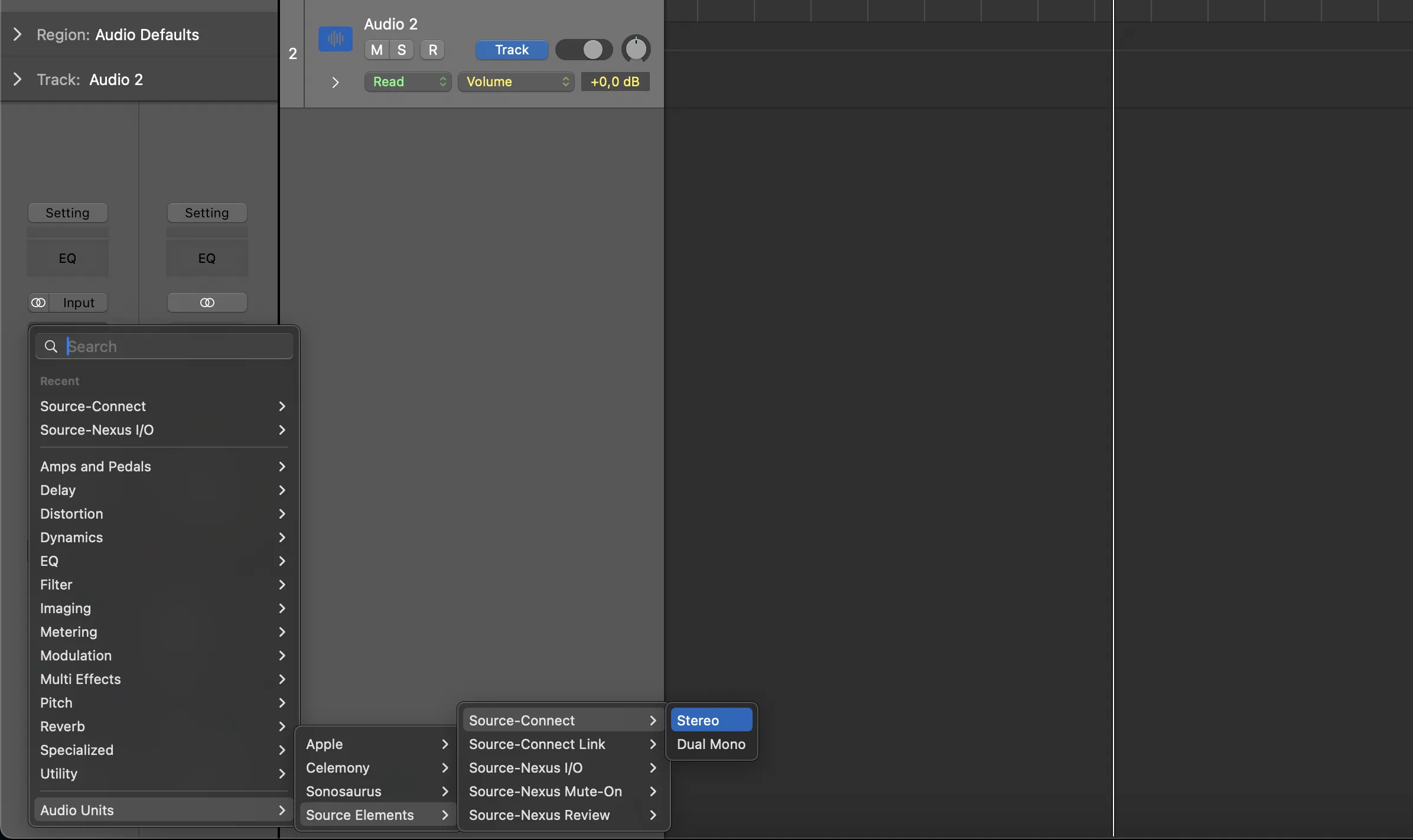 1. Create a folder for the Logic Pro session