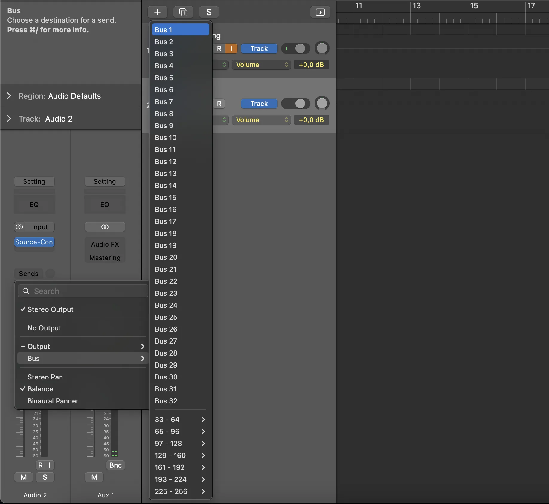 1. Create a folder for the Logic Pro session