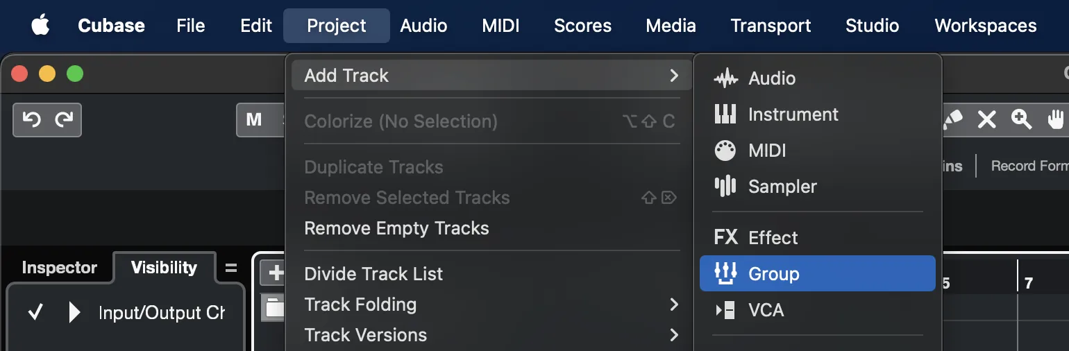 1. Create a folder for the Cubase/Nuendo session