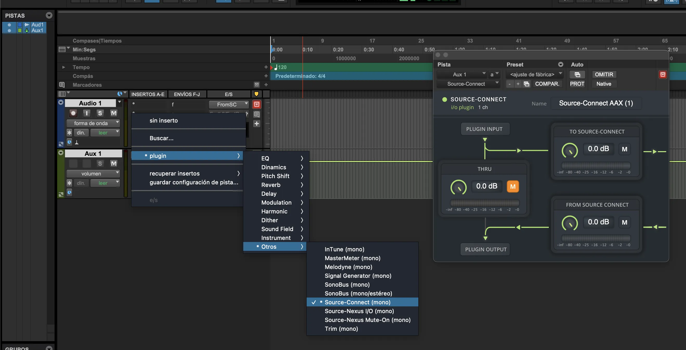 1. Crea una carpeta para la sesión de Pro Tools