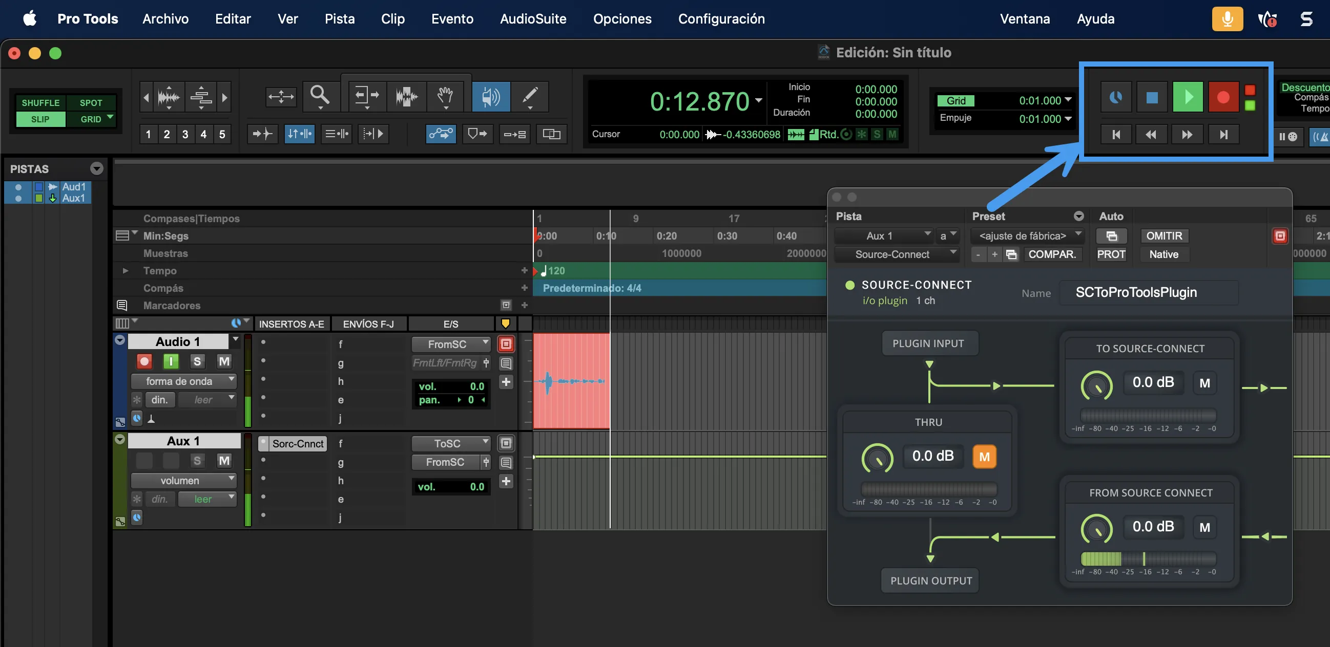 1. Crea una carpeta para la sesión de Pro Tools