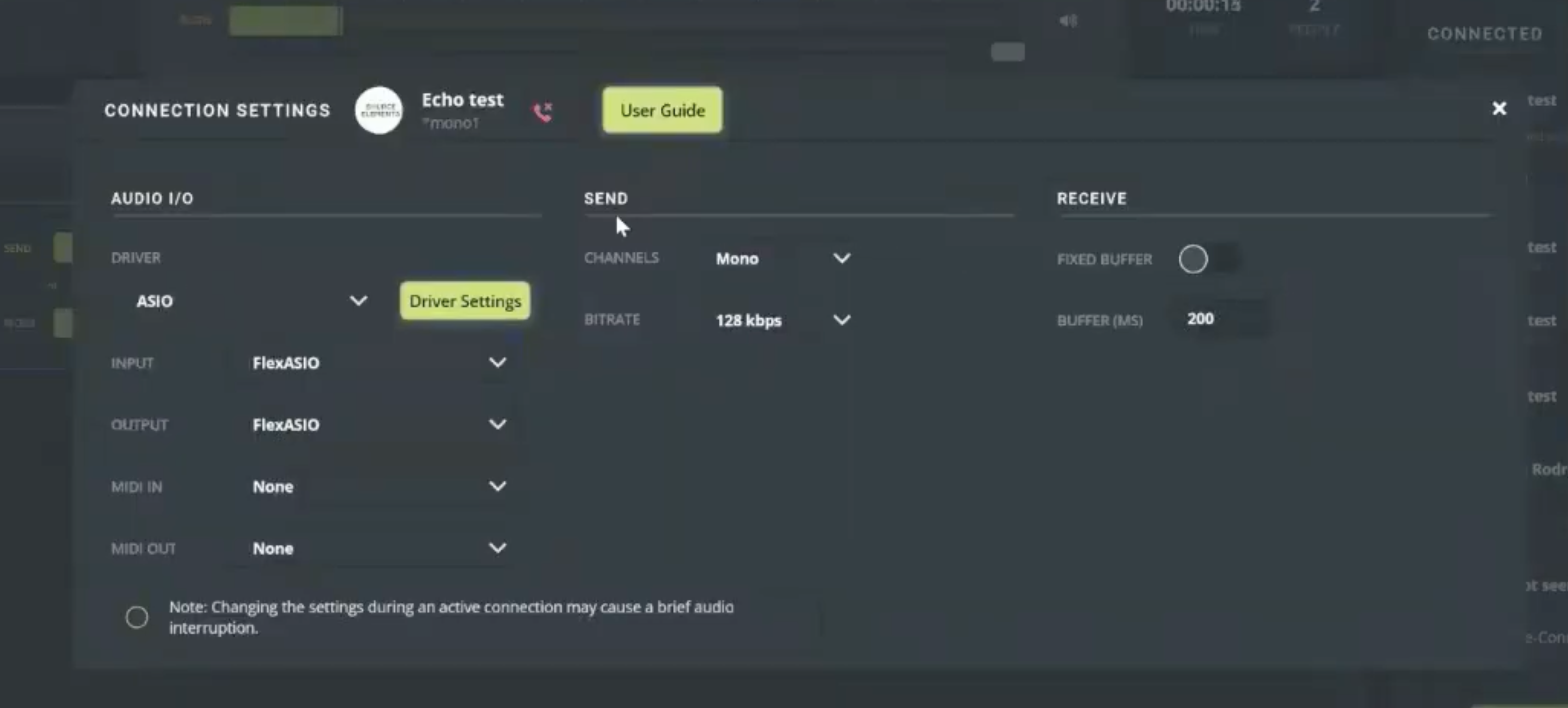 Connectionsettingsscfacility asio