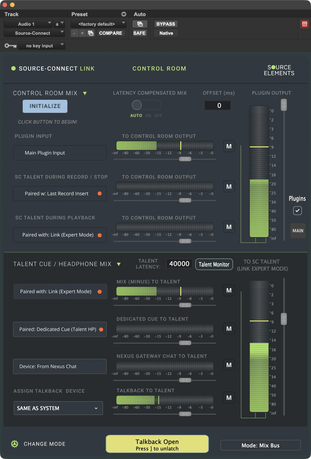 Mix Bus Mode