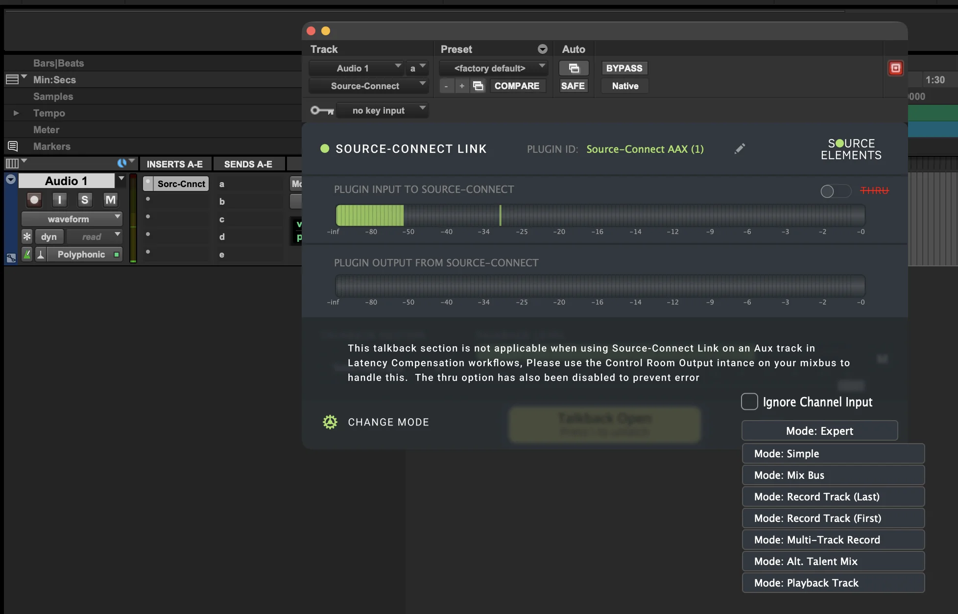 6. SOURCE-CONNECT I/O PLUGIN UPDATE
