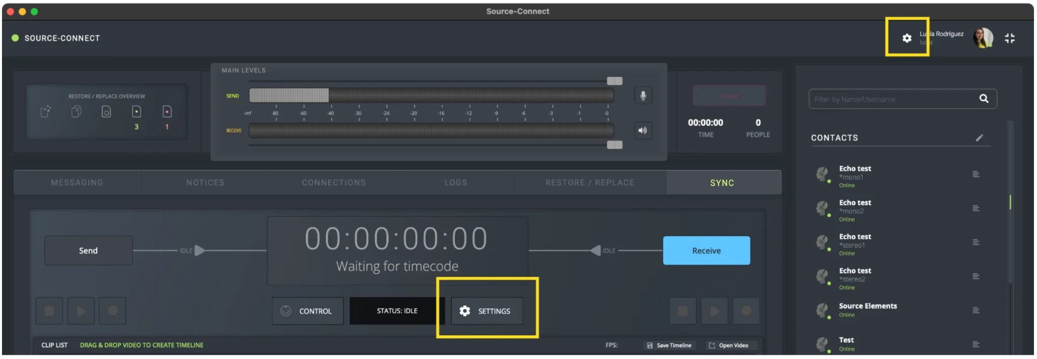 5. NEW SYNC MODULE AND SETTINGS