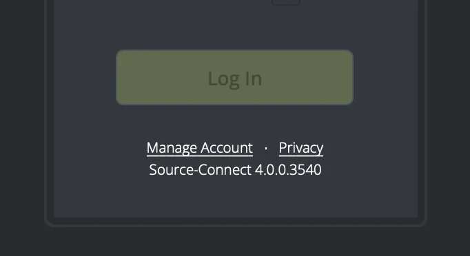 How to find your Source-Connect version