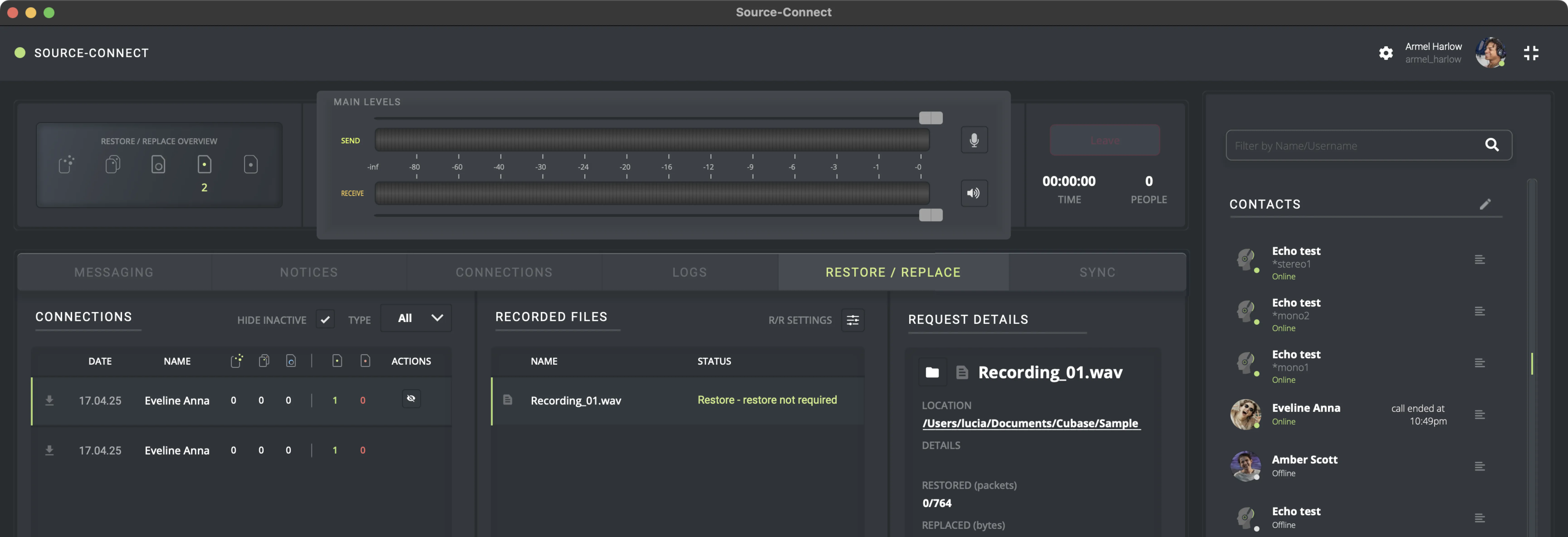 1. Crea una carpeta en Cubase/Nuendo para la sesión