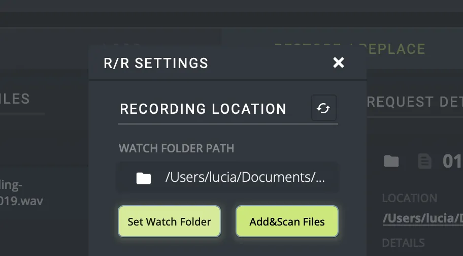 1. Create a folder for the Pro Tools session