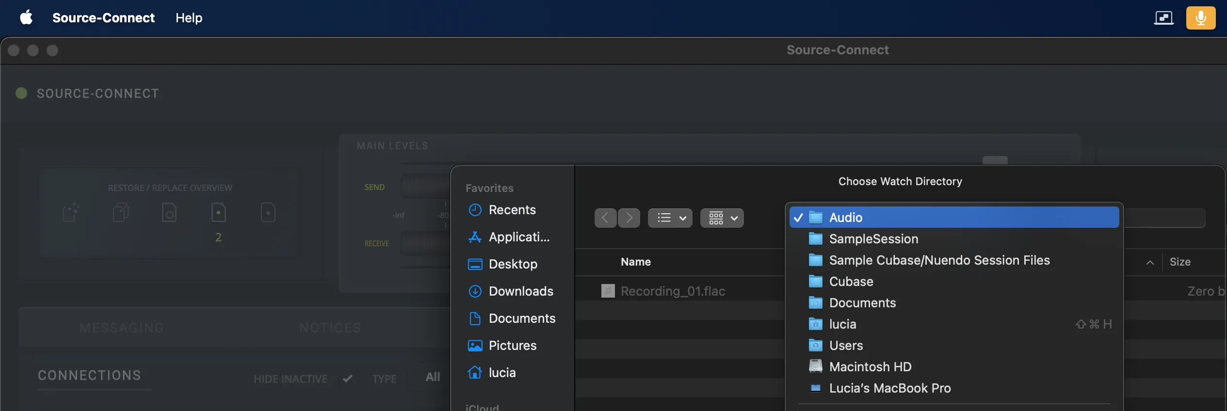 1. Create a folder for the Cubase/Nuendo session