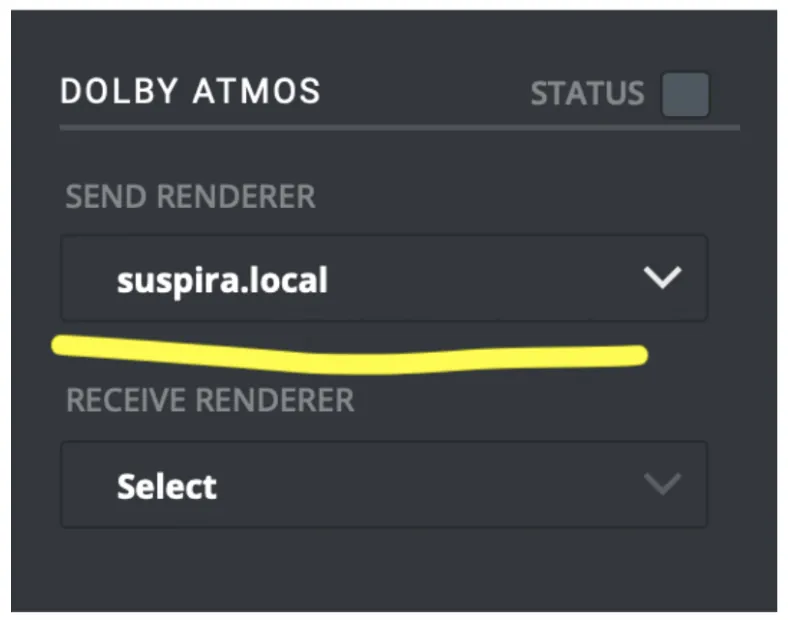 Sendsidesendrendererdolby