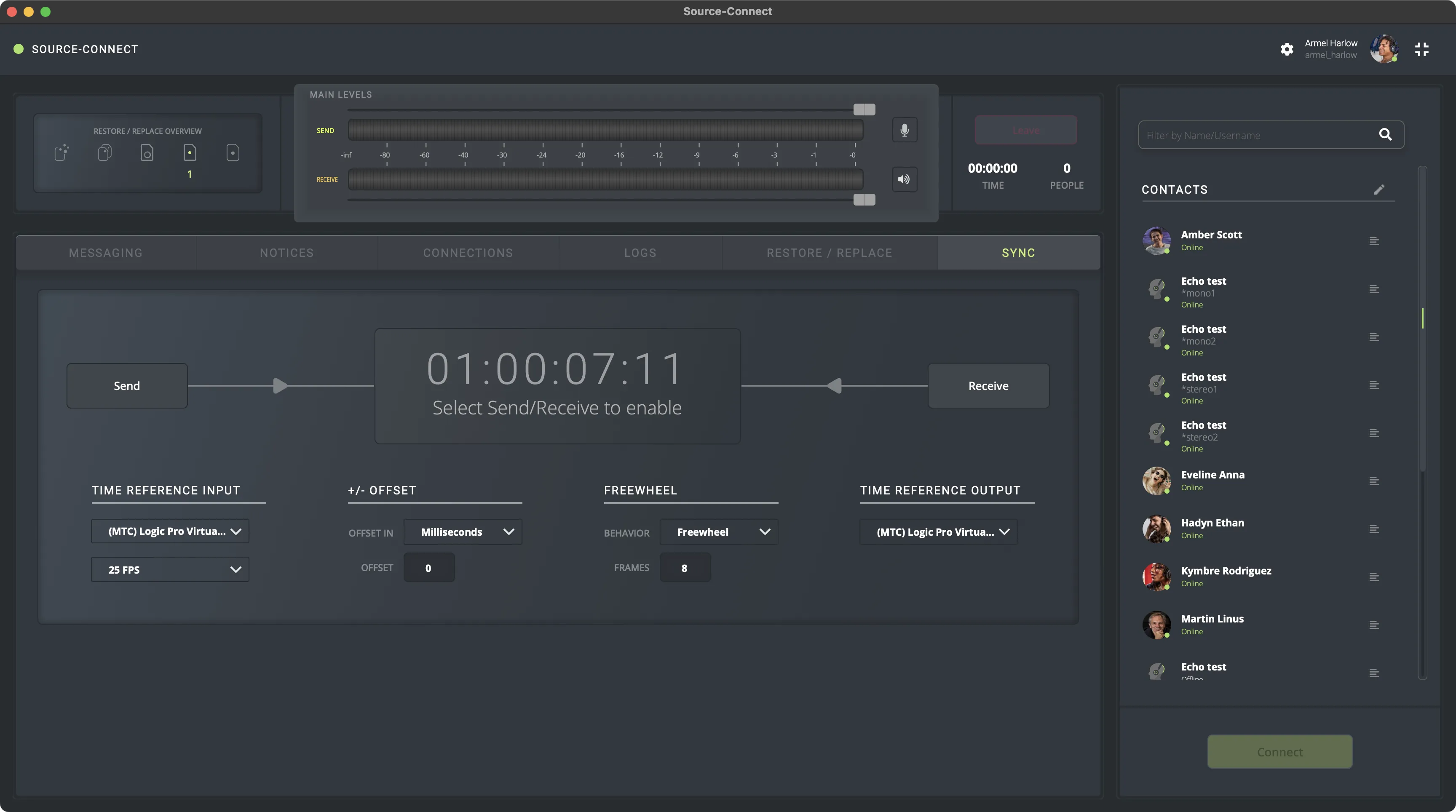 Accessing the SYNC (formerly RTS) Module