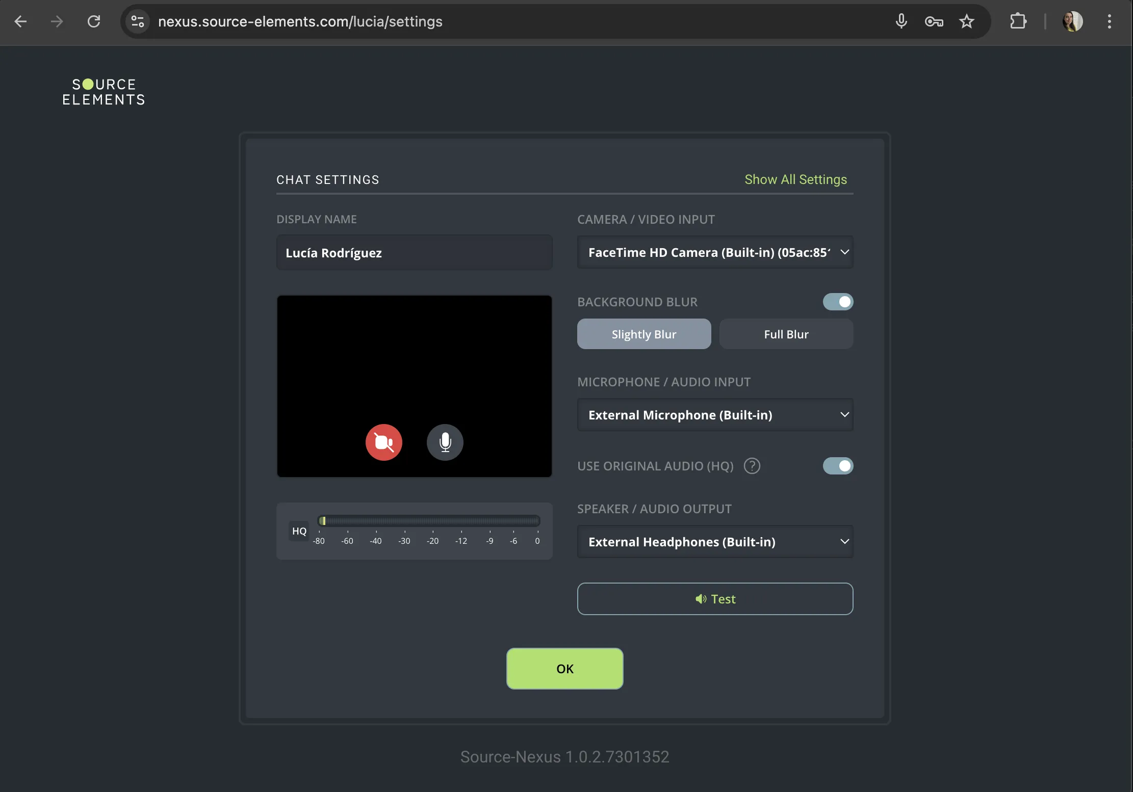 Source-Nexus Gateway : configuración del host