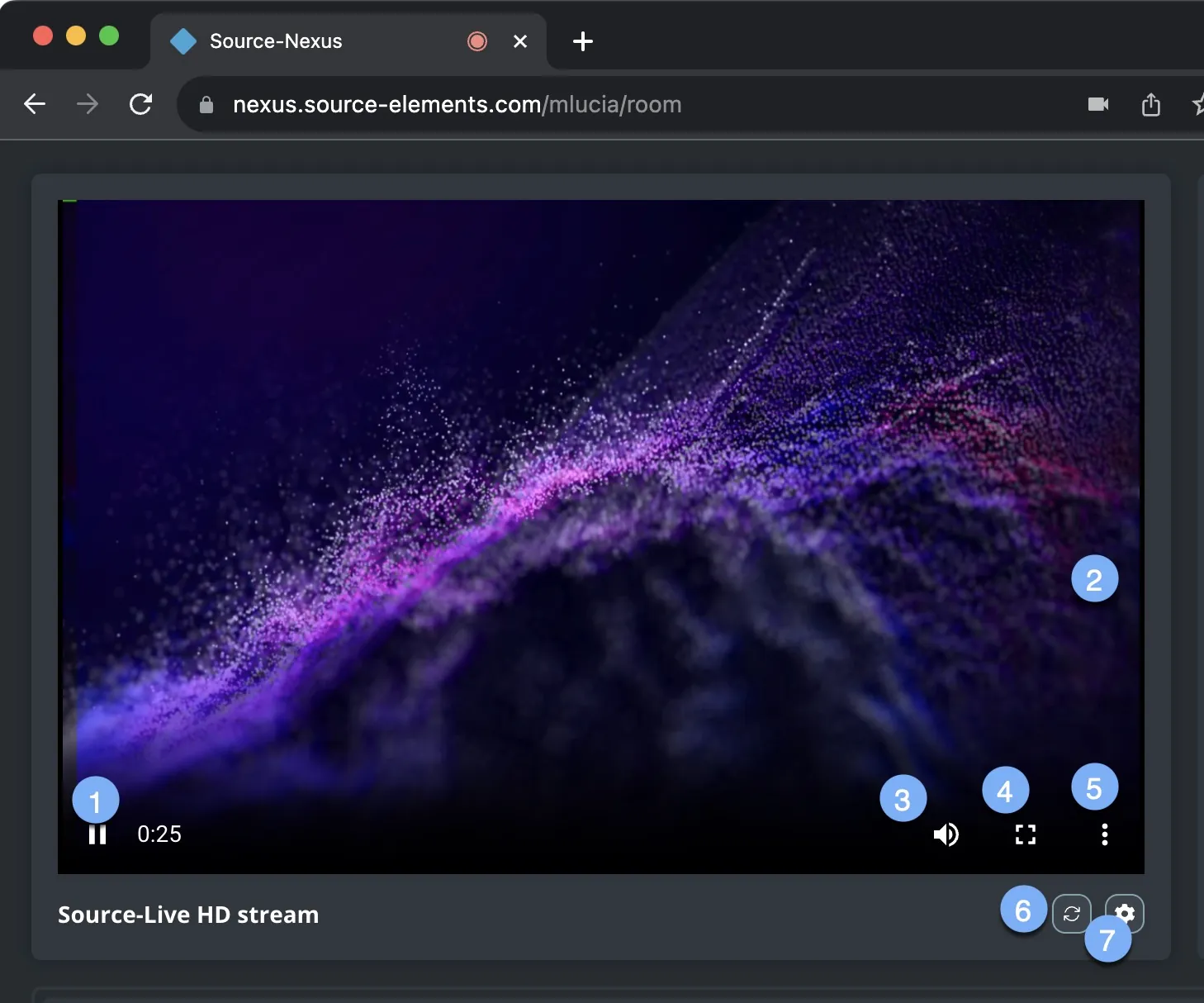 Chat del espectador y diseño para compartir pantalla