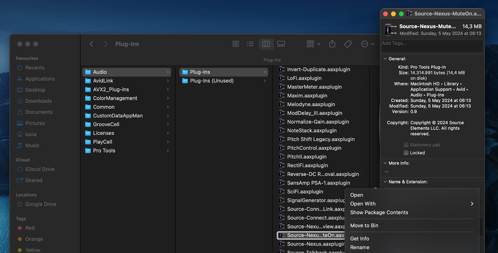 Sourcenexusmuteonplugin version
