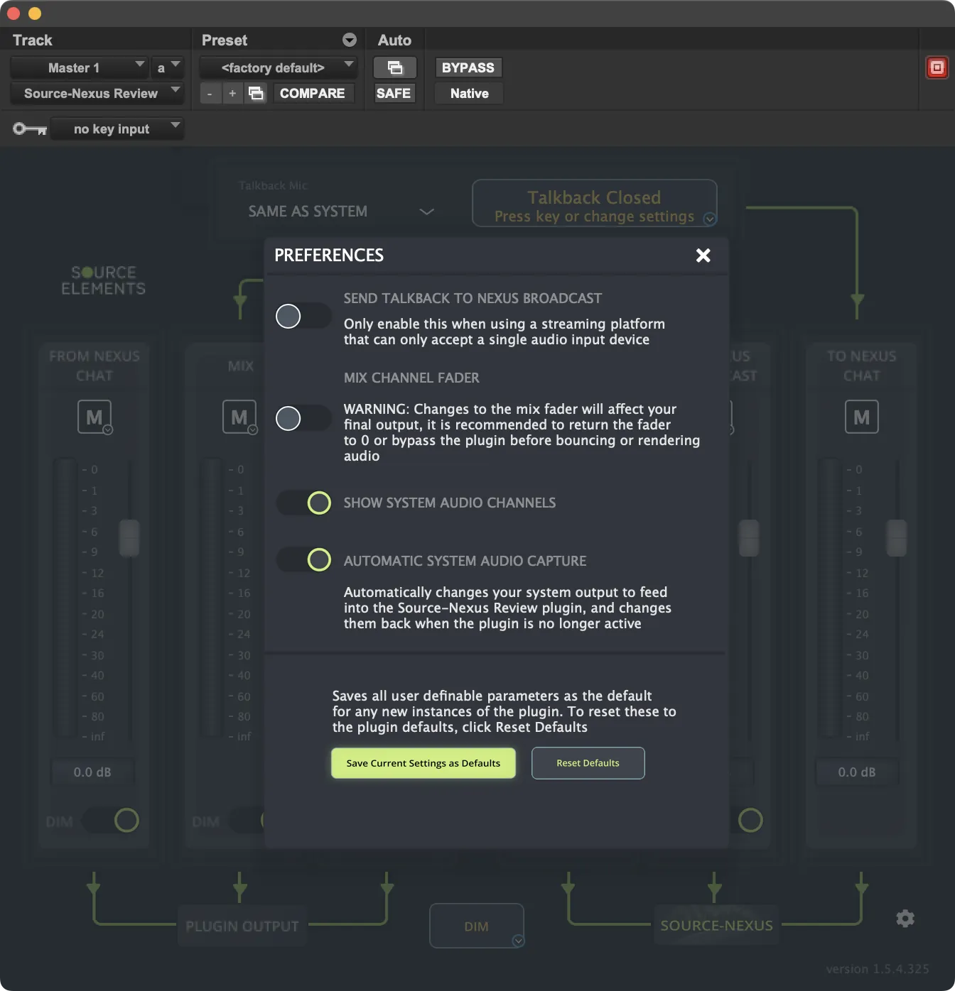 Settingssourcenexusreviewplugin