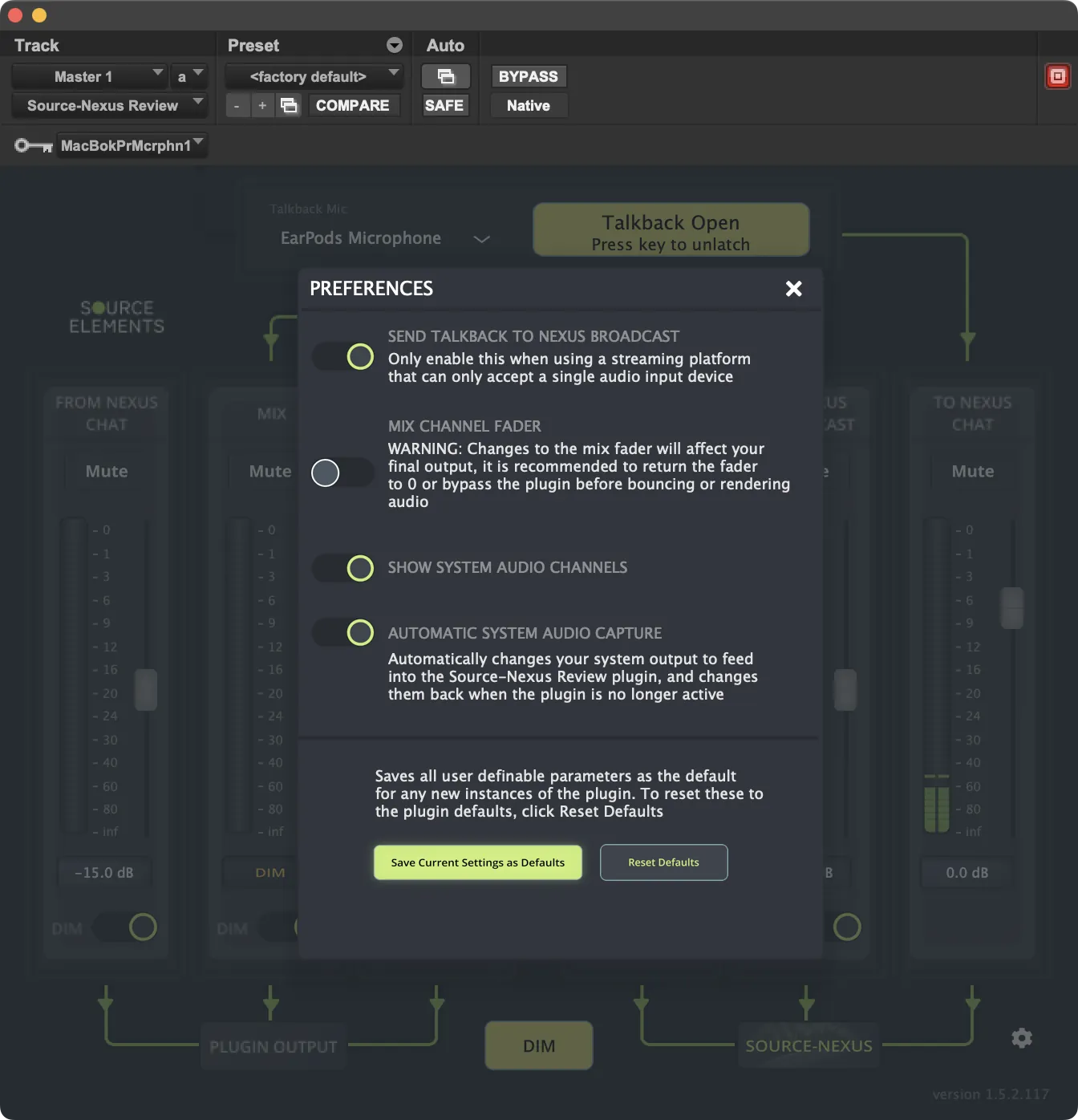Settingssourcenexusreviewplugin