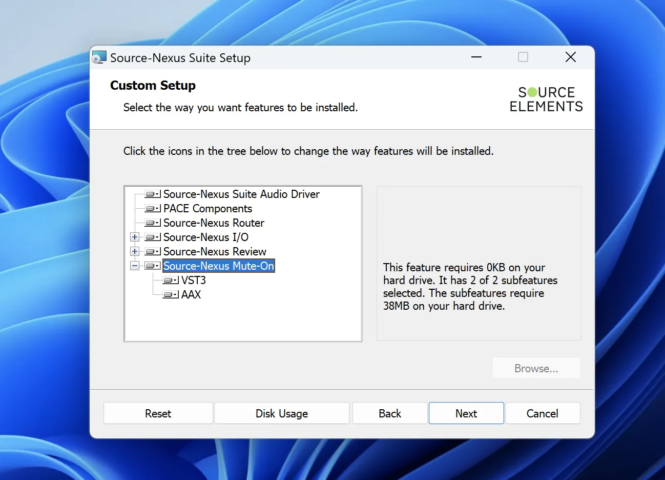 Instalación de Source-Nexus Mute-On en Mac