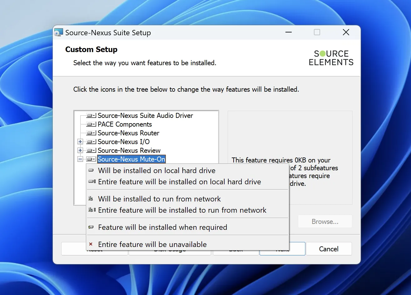 Instalación de Source-Nexus Mute-On en Mac